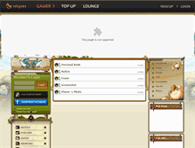 Tablet Screenshot of cloudnine.netgame.com